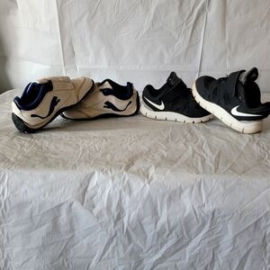 Nike Kids Sneakers Black and Cream